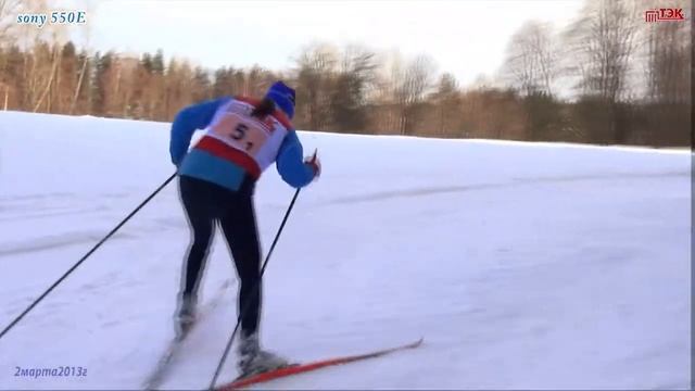 Лыжи ГУП-ТЭК 2март2013г эстафета Ж_2 смотреть онлайн