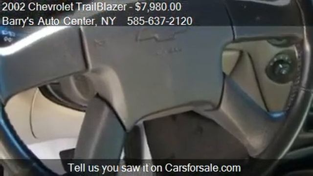 2002 Chevrolet TrailBlazer LTZ 4WD - for sale in Brockport, смотреть онлайн