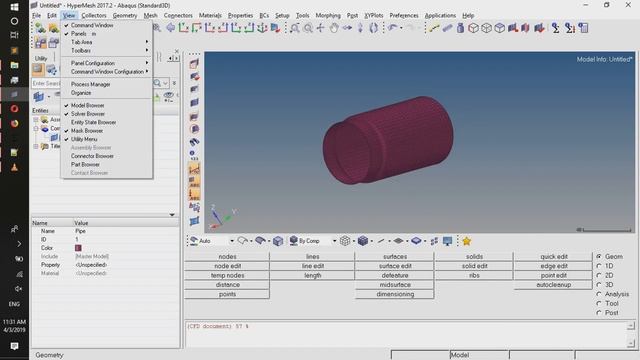 Hypermesh Automation Tutorial | Basic | 1 |Run tcl scipt in HyperMesh смотреть онлайн