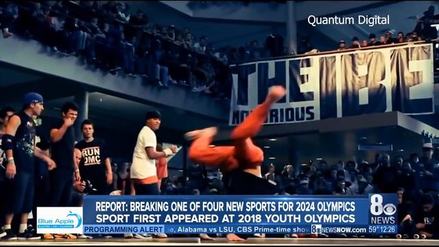 Break dancing will be 1 of 4 new sports for 2024 Olympics смотреть онлайн