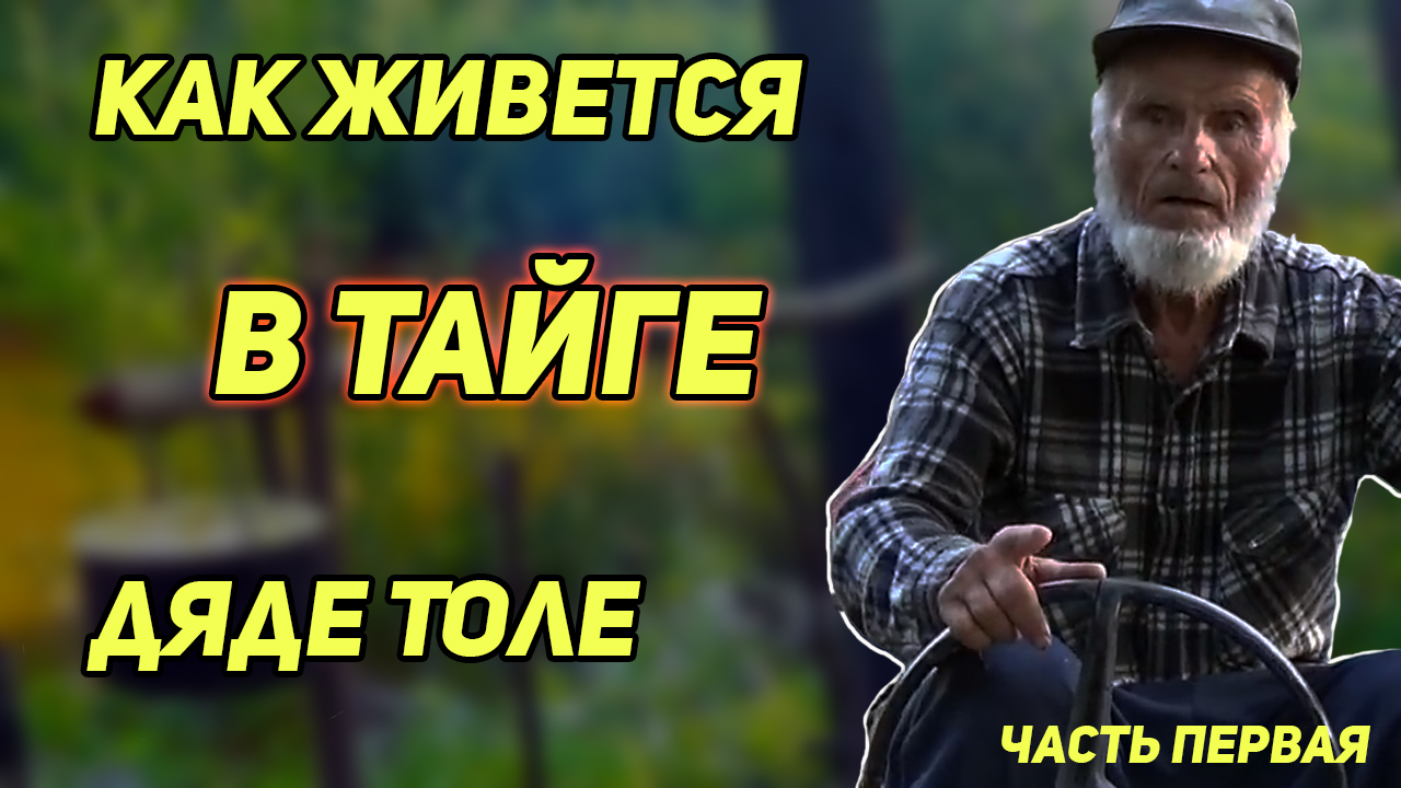 КАК ЖИВЕТСЯ В ТАЙГЕ ДЯДЕ ТОЛЕ. Часть первая. В которой дядя Толя обустраивает новый таежный лагерь смотреть онлайн
