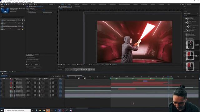 #2- after effects - Спецэффекты из Star Wars и хромакей. смотреть онлайн