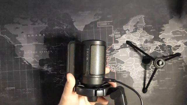 Fifine Ampligame A6V / Распаковка и обзор микрофона с Aliexpress смотреть онлайн