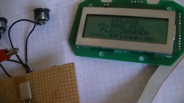 PLL UKW Sender fertig aufgebaut auf Lochraster Platine - eflose #214 смотреть онлайн