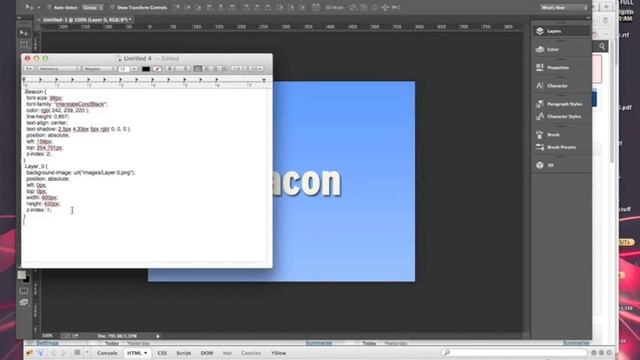 CSS Styles in Photoshop CC смотреть онлайн