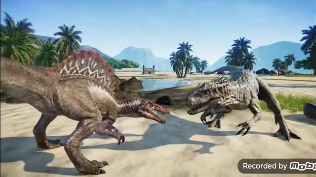 Спинозавр против индоминуса рэкса смотреть онлайн