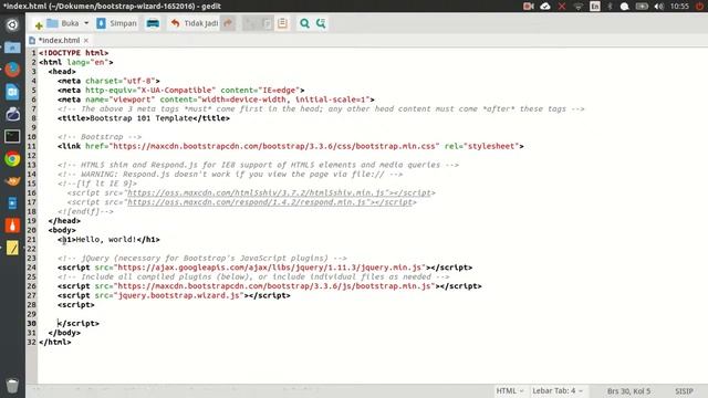 Steps Wizard Using jQuery and Bootstrap смотреть онлайн