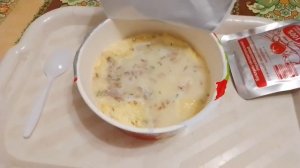 Бизнес меню - картофельное пюре, полноценный обед с цельными кусочками курицы