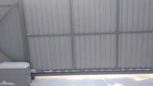 Откатные ворота с автоматикой nice rd400.