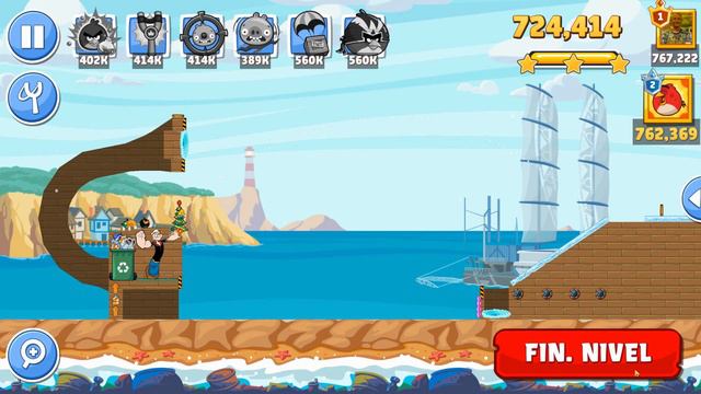 Angry Birds Friends All Levels Tournament 1039 Highscore POWER-UP walkthrough смотреть онлайн