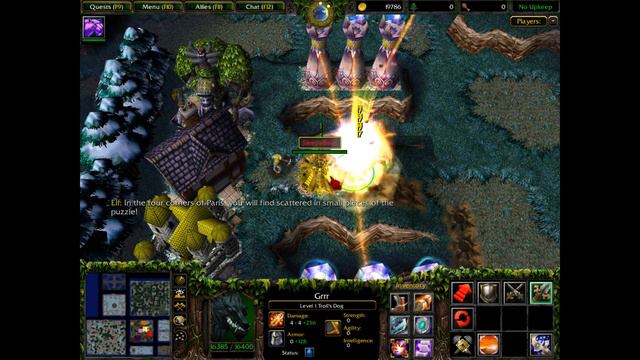 Warcraft 3 TFT - Trolls Vs Elves #3 смотреть онлайн