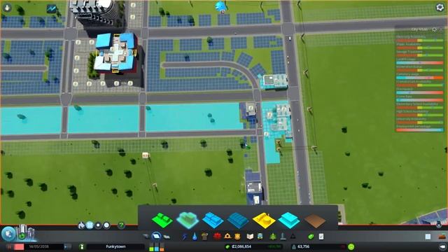 Let's Play Cities Skylines - 22 - Goin DownTown смотреть онлайн