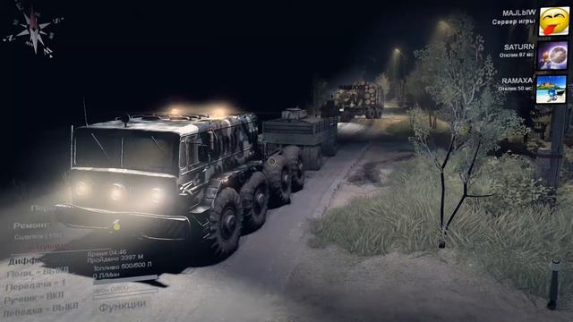 SpinTires - карта "Широкая река" нарезка смотреть онлайн