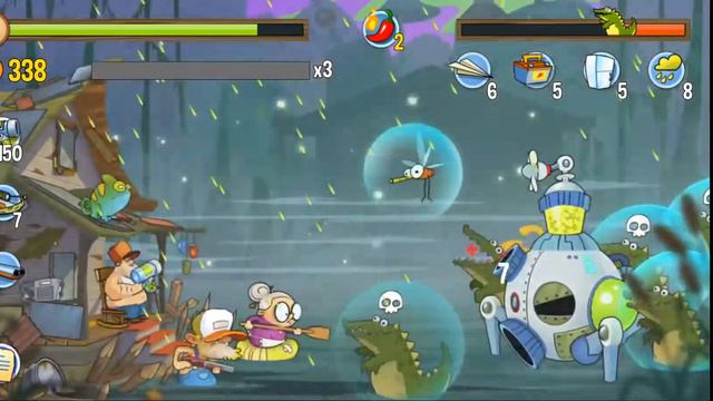 SWAMP ATTACK - Episode 7 level 24 BOSS смотреть онлайн