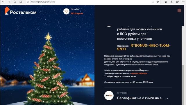 Подарки на новый год! Дарю сертификаты, промокоды и кулон. skyeng litres sunlight netprint смотреть онлайн