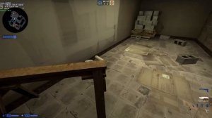 Как делать прыжок zuhn style с шорта на стул на Mirage (CS:GO)