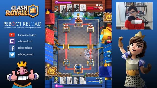 [Clash Royale] Snow White and the Seven Goblins (Princess bait deck) смотреть онлайн