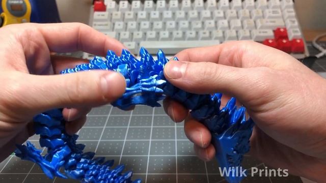 Articulated Frost Dragon - 3D Printing TimeLapse - Ender 3 V2 смотреть онлайн