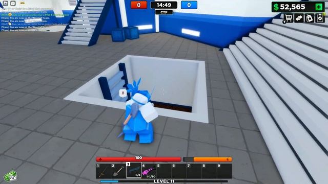 THE BLACK HOLE GUN IS OP IN ROBLOX FLAG WARS смотреть онлайн