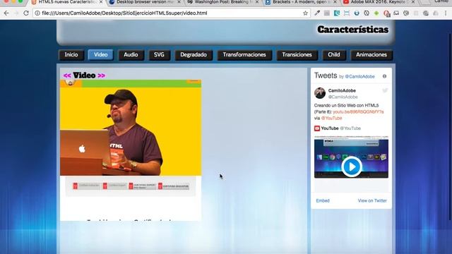 Creando un Sitio Web con HTML5 (Parte 15) смотреть онлайн