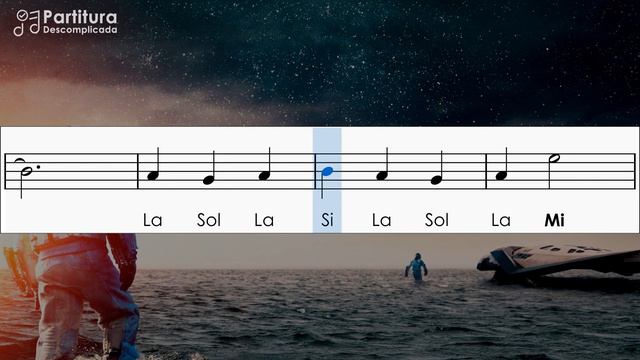 Tema de Interstellar | Partitura com Notas para Flauta Doce, Violino | Hans Zimmer смотреть онлайн