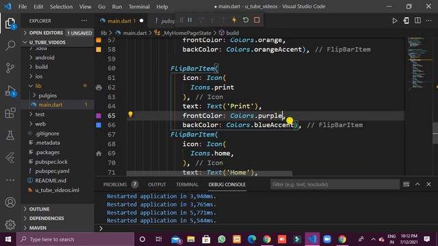 Flip Box Bottom Bar In Flutter | Flutter Bottom Navigation Bar | Flutter | Dart 2021 | Flutter Dev. смотреть онлайн