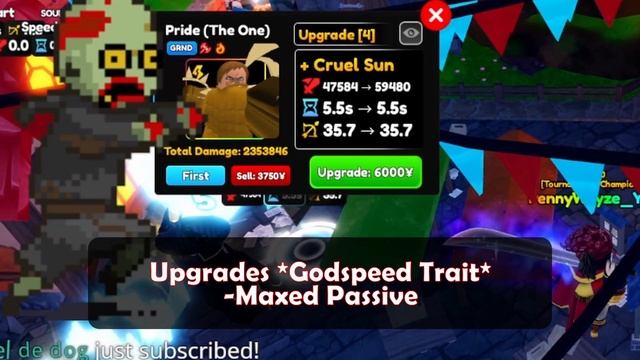 ✨HOW TO EVOLVE ESCANOR PRIDE (NIGHT) TO PRIDE (THE ONE) AND SHOWCASE MAXED 100! ANIME ADVENTURES! смотреть онлайн