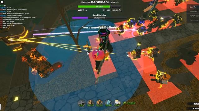 Beating Lord Sinister Again. (Tower Defense Simulator) (Aka: Accelerator)