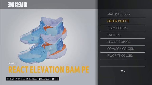 Jordan React Elevation Bam Adebayo PE NBA 2k21 Shoe Creator смотреть онлайн