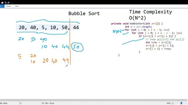 Bubble Sort Java With Example смотреть онлайн
