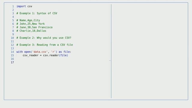 Python - CSV: Save and load to a file смотреть онлайн
