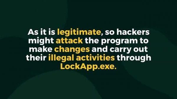 LockApp.exe? What’s It? Is It Safe? How to Disable It? [FIX2021]