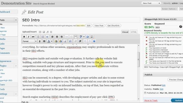 Comparision of On-page SEO Wordpress Plugins смотреть онлайн
