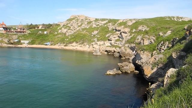 Морская рыбалка ловим со скал Азовского бычка май 2021г смотреть онлайн