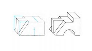 Выполнение технического рисунка модели