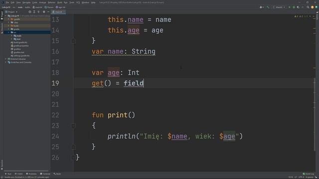 19. Kurs Kotlin - Hermetyzacja (get i set) смотреть онлайн