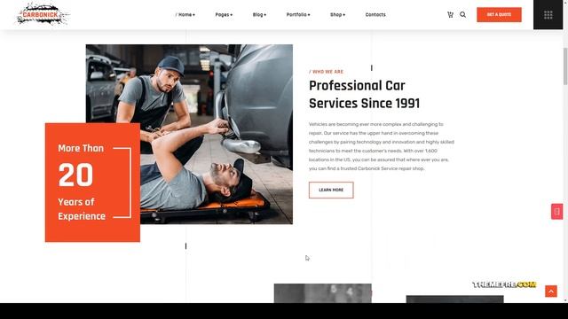 Carbonick - Auto Services and Repair WordPress Theme glass services Reina смотреть онлайн