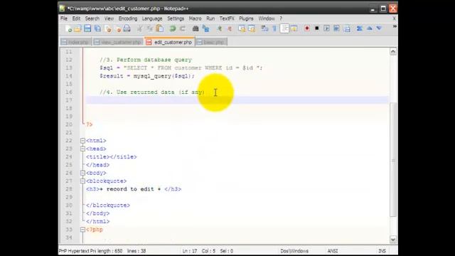 06 PHP MySQL - Simple CRUD - Edit Data pt1 смотреть онлайн