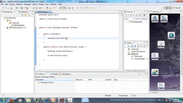 Game java GuI tasks by part1 Java Passion GUI 1 تعلم الجافا واجهات عمليا смотреть онлайн