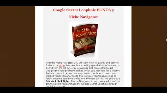 Google Secret Loophole $497 FREE Bonus Offers смотреть онлайн