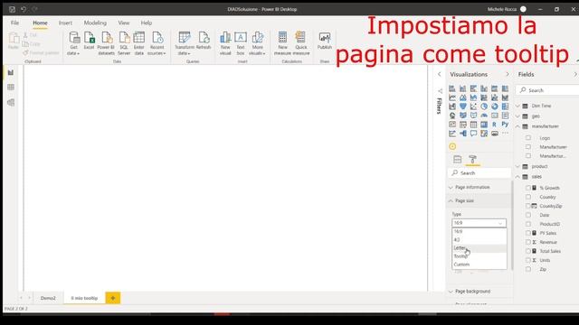 Tooltip Power BI смотреть онлайн