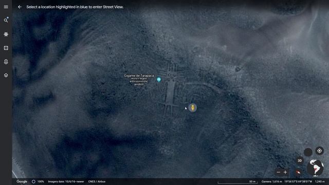 Ancient Land Drawings (Geoglyph) Visible on Google Earth!! | The Atacama/Tarapacá Giant смотреть онлайн