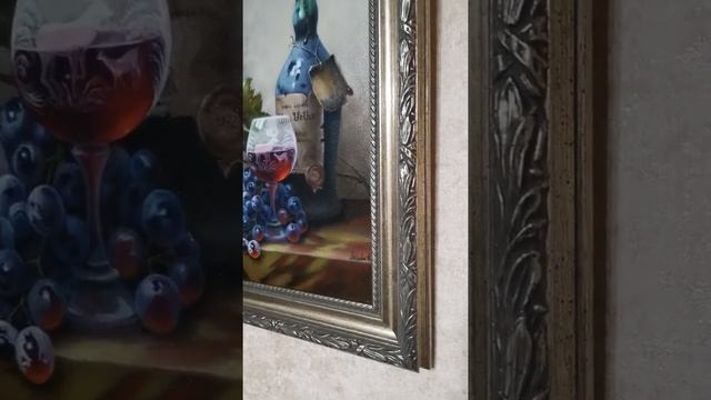Натюрморт с ракушкой, живопись маслом смотреть онлайн
