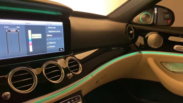2019 Mercedes W213 E300 Interior/E Class 2019 Ambient