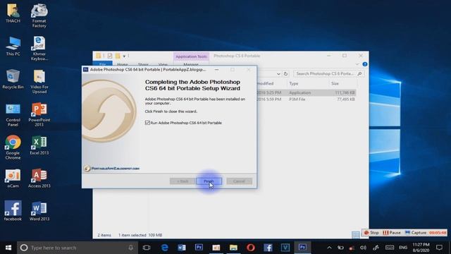 វិធីតម្លើង កម្មវិធី Photoshop cs6 Portable | How to Install Photo shop cs 6 portable смотреть онлайн
