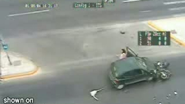 Везучий мотоциклист!!! смотреть онлайн
