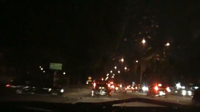 Night Moving Vehicle Shooting Using JVC Everio GZ-MG645 смотреть онлайн