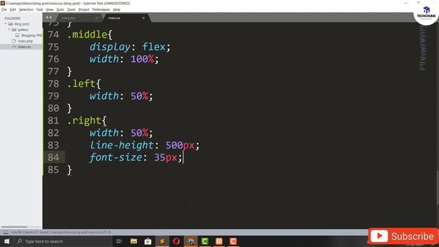 Dynamic Website Part-7|| How to design first page || HTML, CSS, BOOTSTRAP, PHP,SQL смотреть онлайн