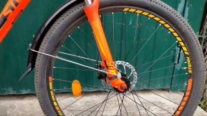 Установка полноразмерных 26" крыльев на велосипед с колесами 27,5" / Полноразмерные крылья на STERN