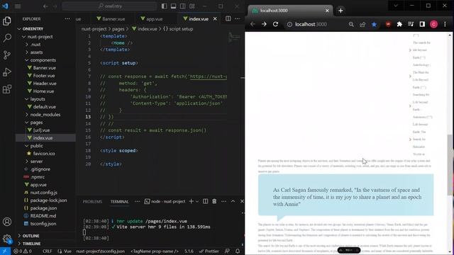 Создание страниц. NuxtJS + Headless CMS = Создаем интернет магазин с OneEntry Headless CMS - #2